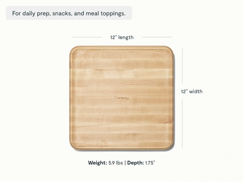 12” Prep & Serve Butcher Block